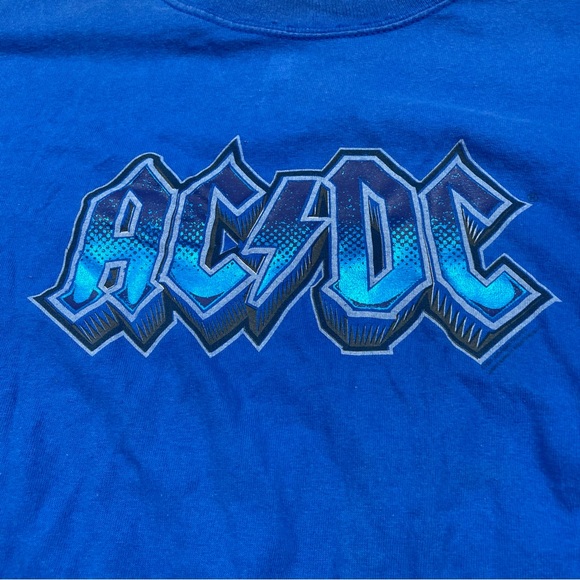 AC/DC Long Sleeve Shirt Large Rockware Anthill Trading Rock Band Graphic Y2K - Picture 3 of 8